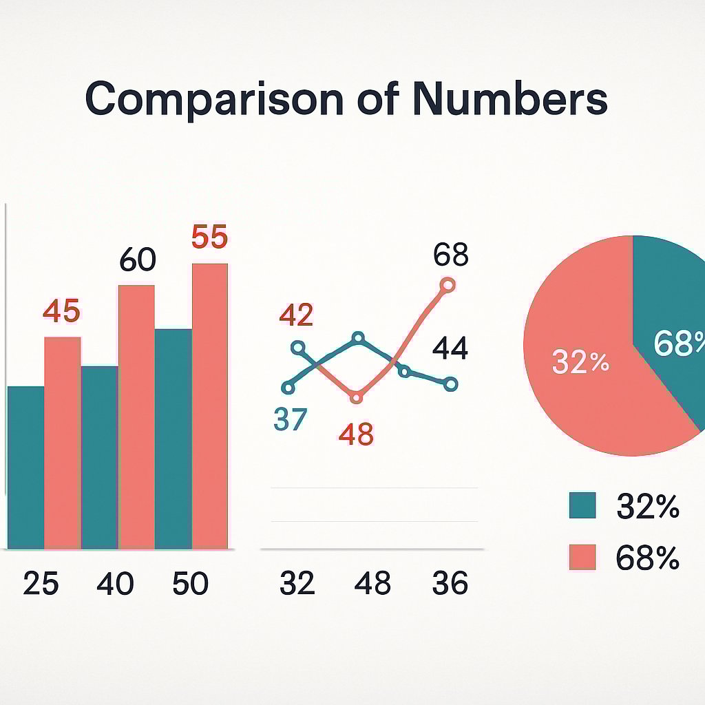 Screenshot of number comparison game with decimals