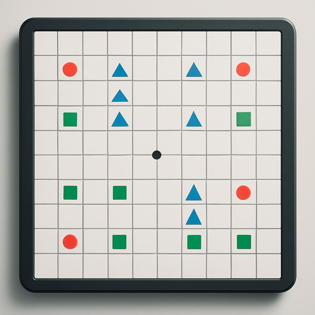 Screenshot of visual grid memory game online